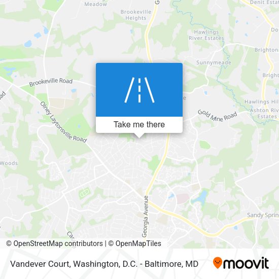 Vandever Court map