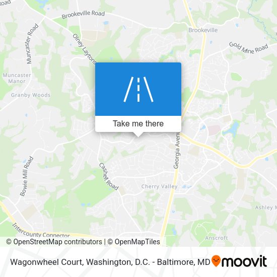 Mapa de Wagonwheel Court