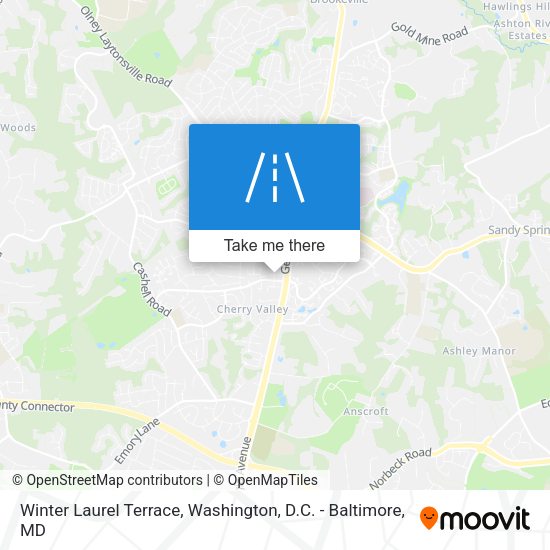 Mapa de Winter Laurel Terrace