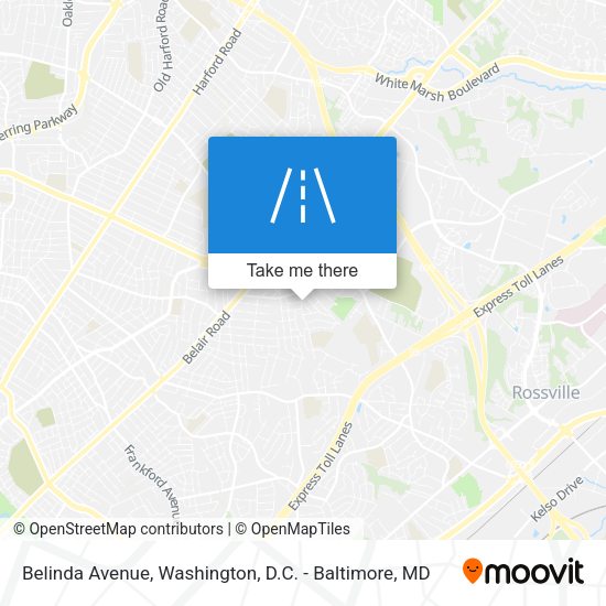 Belinda Avenue map