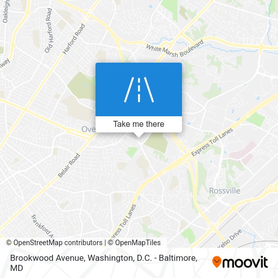 Mapa de Brookwood Avenue
