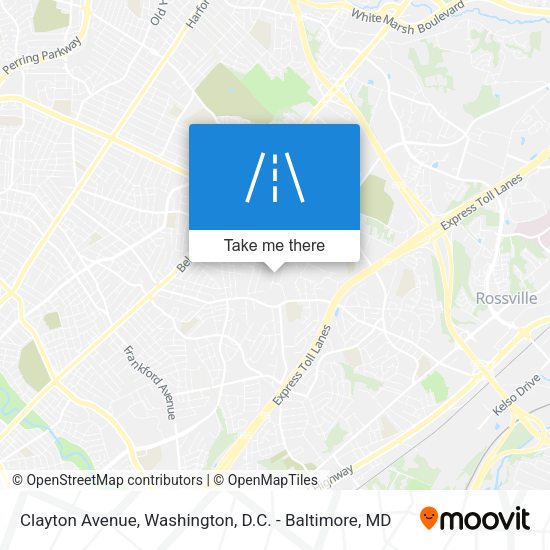 Clayton Avenue map