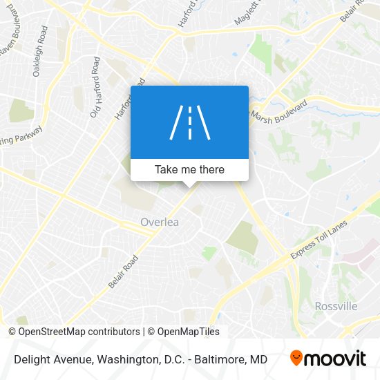 Delight Avenue map