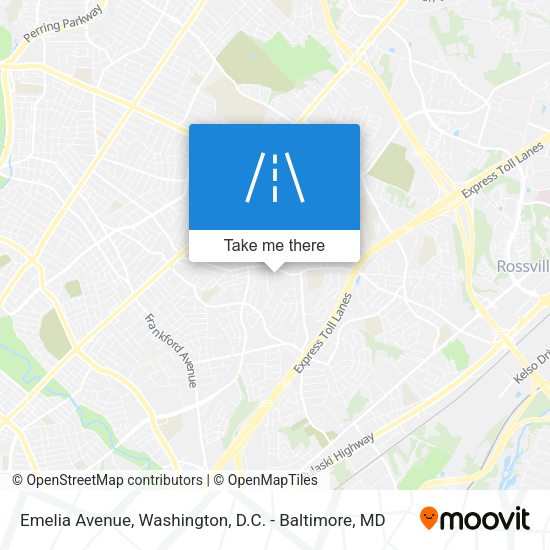 Emelia Avenue map