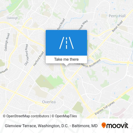 Glenview Terrace map