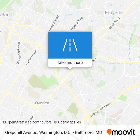 Mapa de Grapehill Avenue