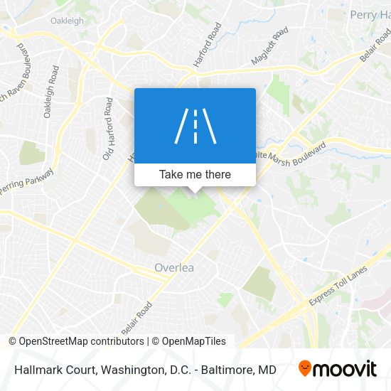 Mapa de Hallmark Court