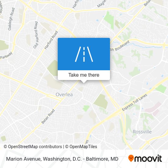 Marion Avenue map