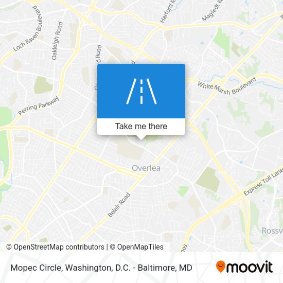Mapa de Mopec Circle