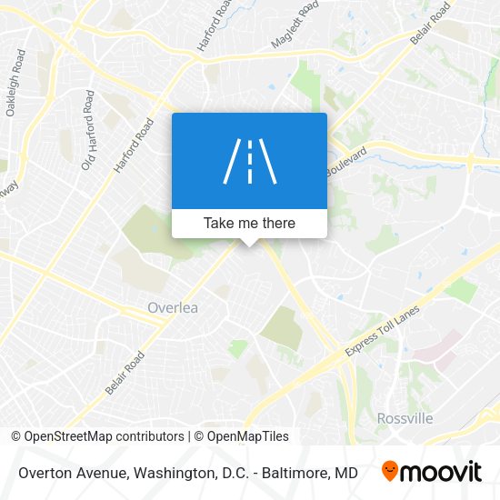 Overton Avenue map