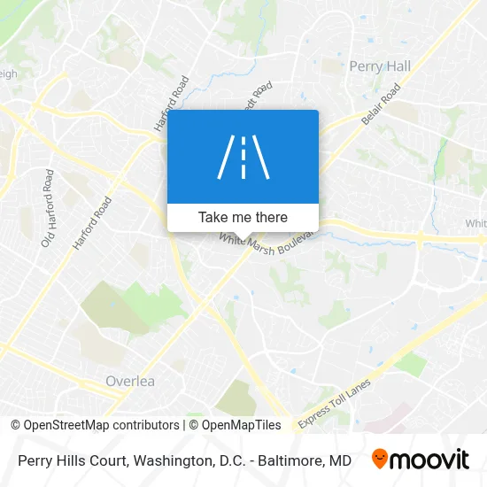 Perry Hills Court map