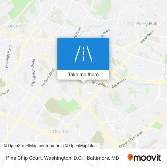 Pine Chip Court map