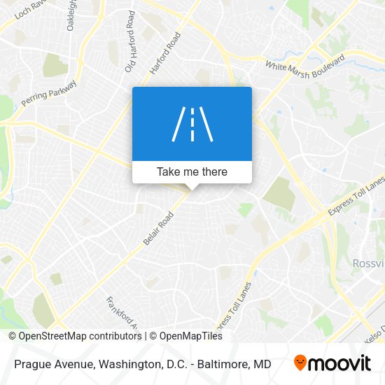 Prague Avenue map