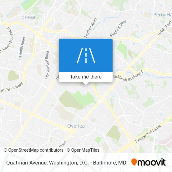 Quatman Avenue map