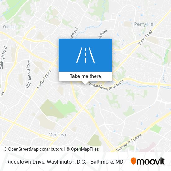 Ridgetown Drive map