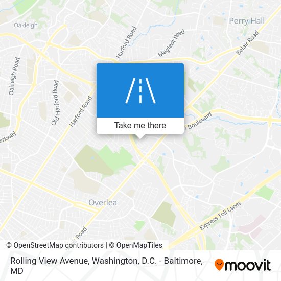 Rolling View Avenue map