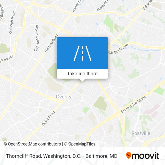 Thorncliff Road map