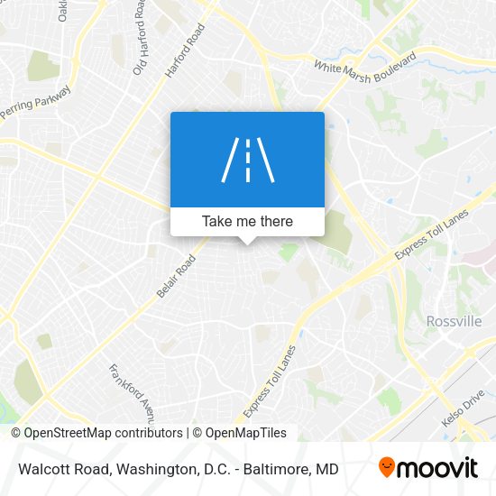 Mapa de Walcott Road