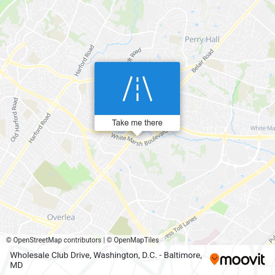 Mapa de Wholesale Club Drive