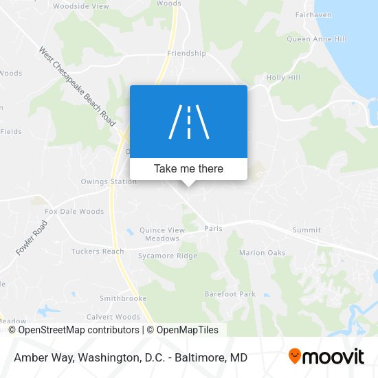 Amber Way map