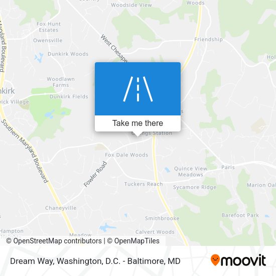 Dream Way map
