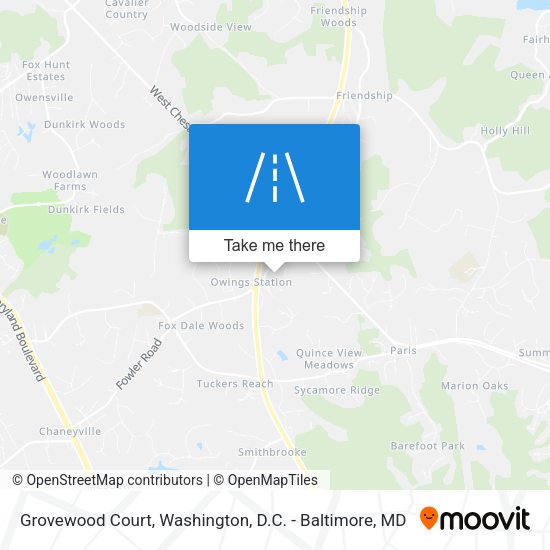 Mapa de Grovewood Court