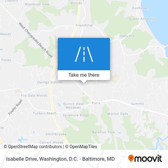 Isabelle Drive map