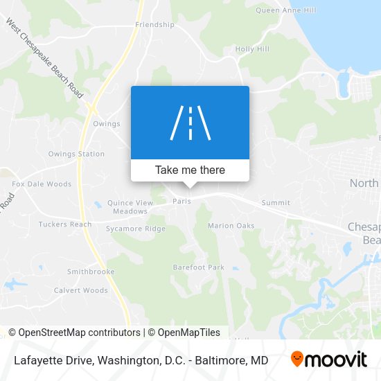 Lafayette Drive map