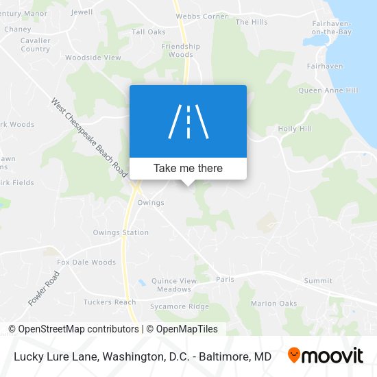 Lucky Lure Lane map