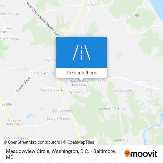 Meadowview Circle map
