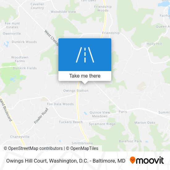 Mapa de Owings Hill Court
