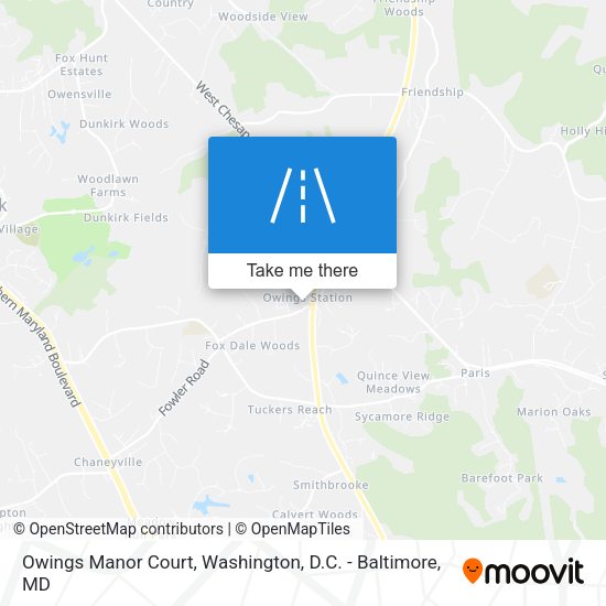 Owings Manor Court map