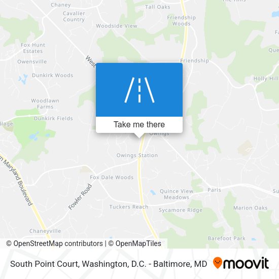 Mapa de South Point Court