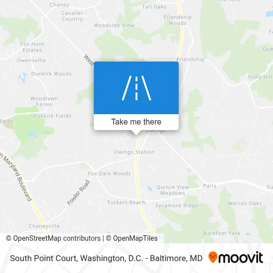 South Point Court map
