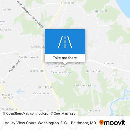 Valley View Court map