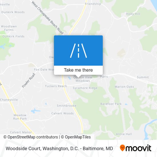 Woodside Court map