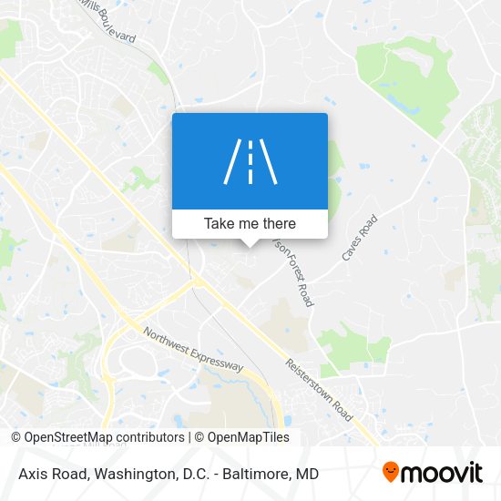 Mapa de Axis Road