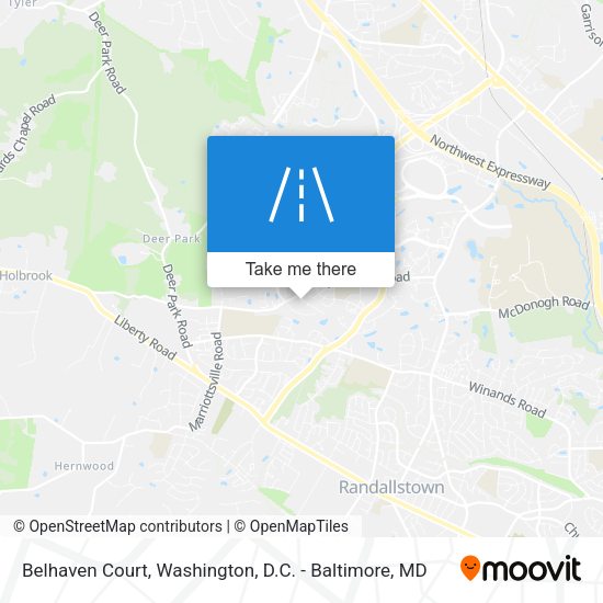 Belhaven Court map