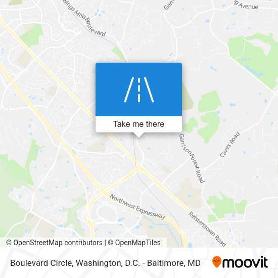 Mapa de Boulevard Circle