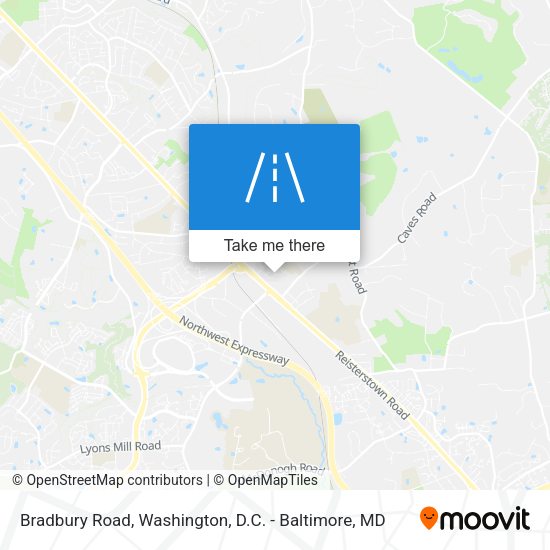 Mapa de Bradbury Road