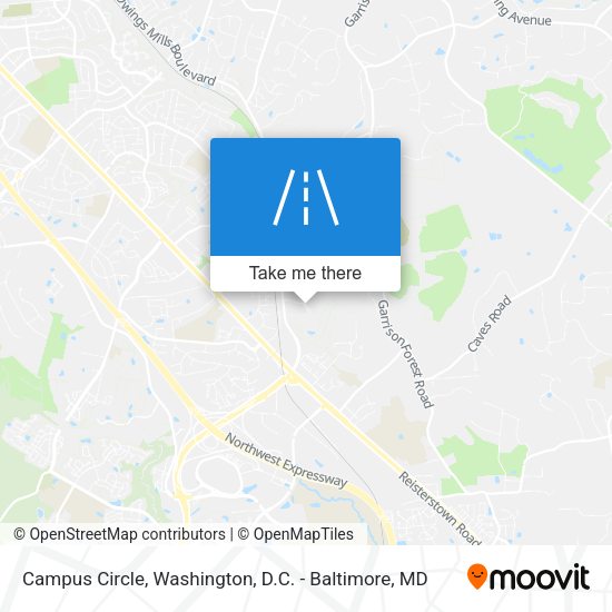 Campus Circle map