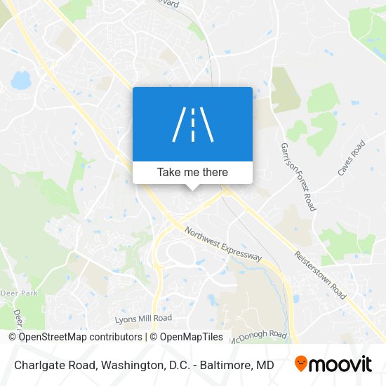 Charlgate Road map