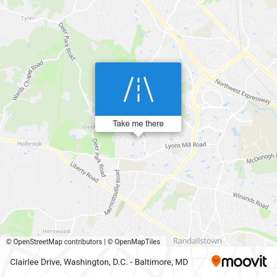 Mapa de Clairlee Drive