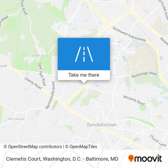 Clemetis Court map
