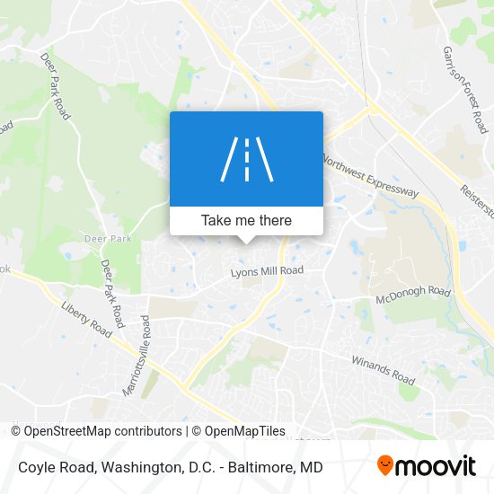 Mapa de Coyle Road