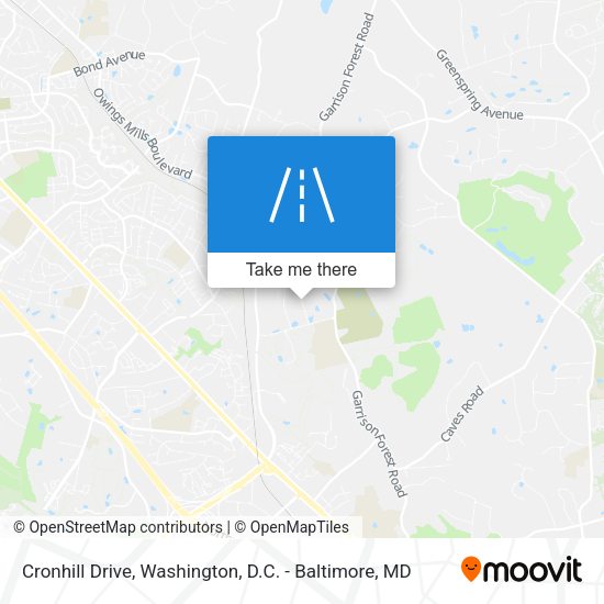 Cronhill Drive map