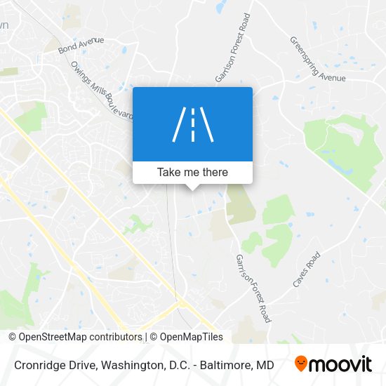 Cronridge Drive map