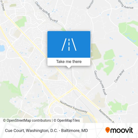 Cue Court map