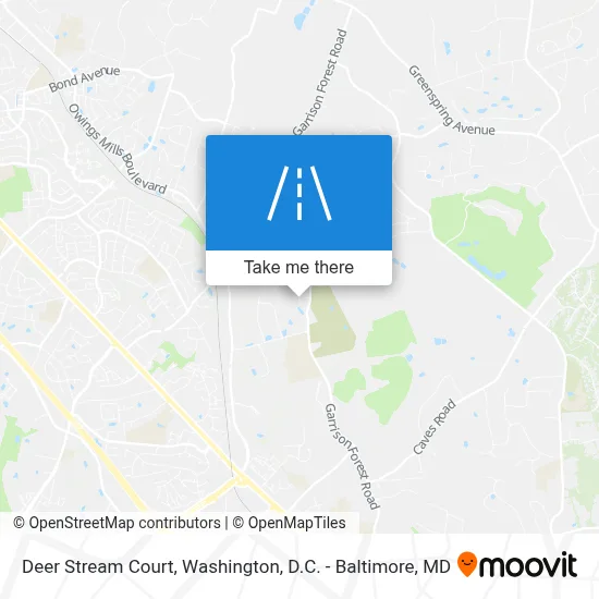 Deer Stream Court map