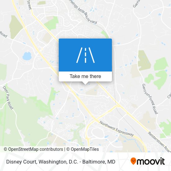 Disney Court map